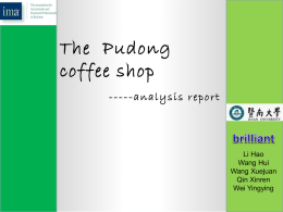 Pudong coffee shop
