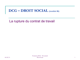 DCG – DROIT SOCIAL