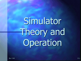 11 Simulator Theory and Operation