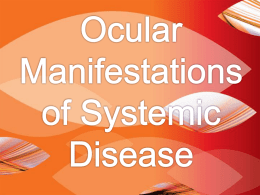 ocular manifestations systemic diseases