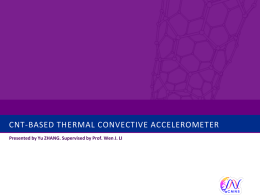CNT-based-Thermal-convective-accelerometer