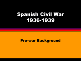 spanish civil war causes