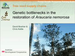 PPT - Forest Genetic Resources Training Guide