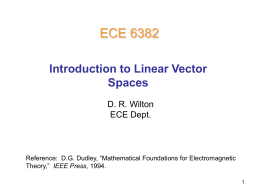 Lect0LinearVectorSpaces