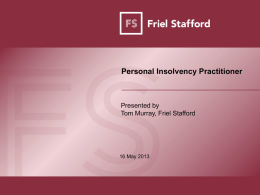 Personal Insolvency Practitioner