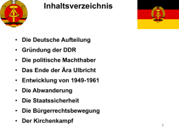 Besatzung, Teilung, Gründung der Bundesrepublik und der DDR