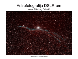Astrofotografija DSLR-om
