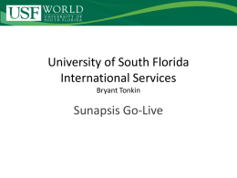 USF Powerpoint