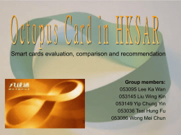 Octopus Card in HKSAR