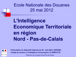 Intelligence Économique et Stratégique - Nord Pas-de