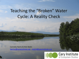 Broken_water_cycle - Cary Institute of Ecosystem Studies