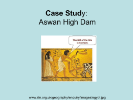 Aswan dam ppt
