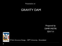 Free Gravity Dam Seminar PPT