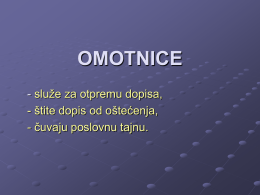 OMOTNICE - Oss.unist.hr