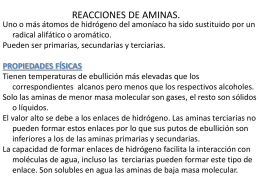REACCIONES DE AMINAS.