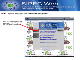 Presentación SIPEC