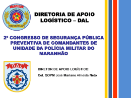 APRESENTAÃ‡ÃƒO DAL 2014 - Polícia Militar do Maranhão.