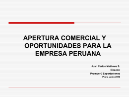 oportunidades para empresa peruana - UCV