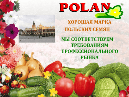 Краковское овощеводство и семеноводство "Polan"