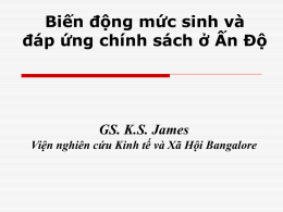 K S James - Vietnam Presentation March 27