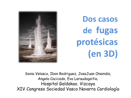 Caso clínico - Sociedad Vasco Navarra de Cardiología