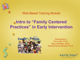 Family Centered Practices - Louisiana Department of Health and