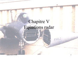 5 Equations du radar