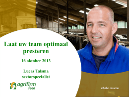 Laat uw team optimaal presteren (Lucas Talsma)