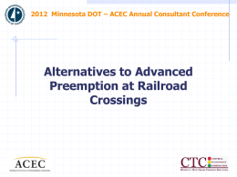 2012 Minnesota DOT – ACEC Annual Consultant Conference