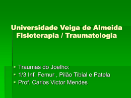 FRATURAS DO JOELHO 1/3 distal do femur Grupo AO
