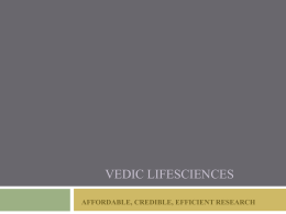 - Vedic Lifesciences