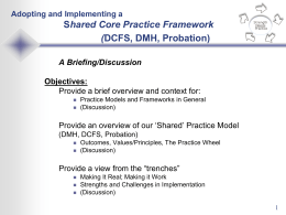 Shared Practice Framework - Los Angeles County Department of