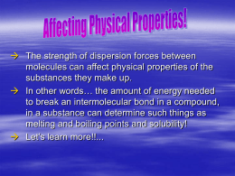 Physical Properties
