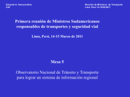 observatorio - Ministerio de Transportes y Comunicaciones
