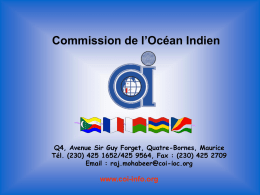 M. Raj Mohabeer, Chargé de Mission, Commission de l`océan Indien