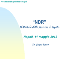 Portale notizia di reato - Russo