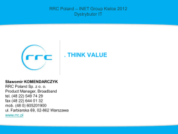 RRC Poland - iNET Group