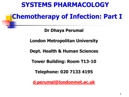 infection-1 - London Metropolitan University