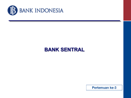 pertemuan 10 – pengantar bank sentral
