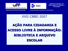 XXII CBBD apresentação Cidadania