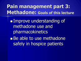 Methadone - Grand Rapids Medical Education Partners