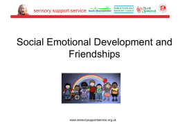 Social emotional development