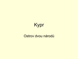 Kypr (ppt, M. Burešová)