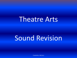 Sound Revision