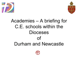 Academies presentation Durham
