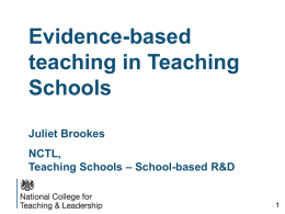 Juliet Brookes disc Mtg presentation 27th May 2014 updated for