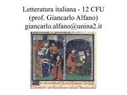Letteratura italiana (2009-2010)
