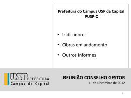 2012 - Prefeitura do Campus USP da Capital