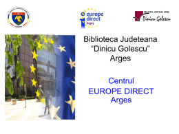Europe Direct - Prefectura Judetului Arges