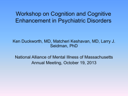 Cognitive Enhancement Therapy (CET) presentation slides